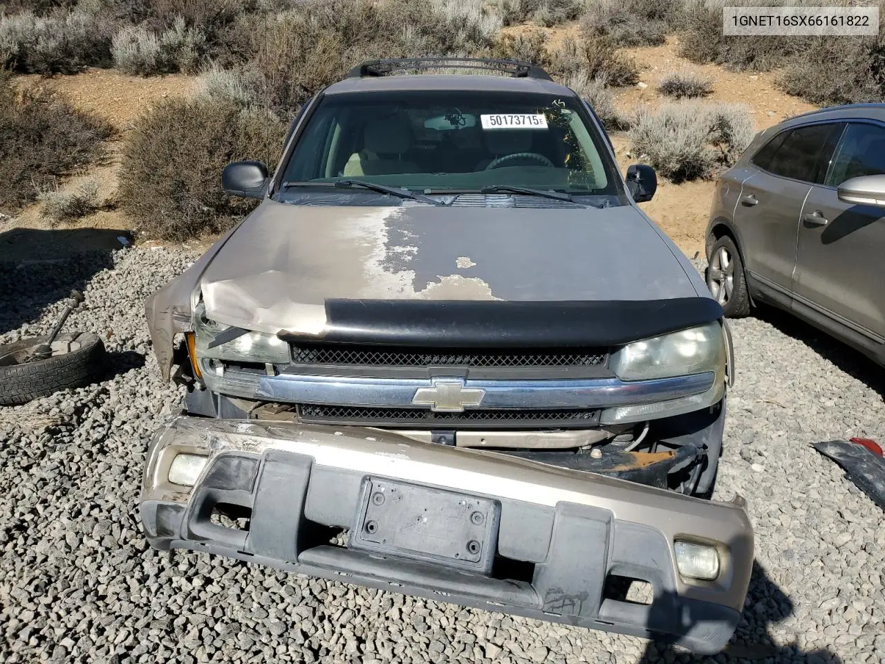 2006 Chevrolet Trailblazer Ext Ls VIN: 1GNET16SX66161822 Lot: 50173715
