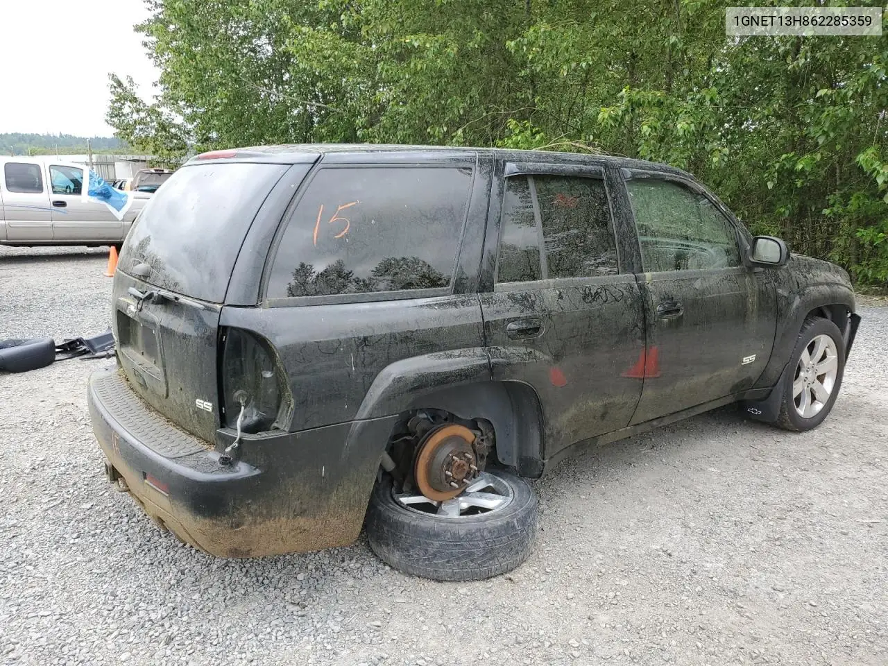 2006 Chevrolet Trailblazer Ss VIN: 1GNET13H862285359 Lot: 56052215