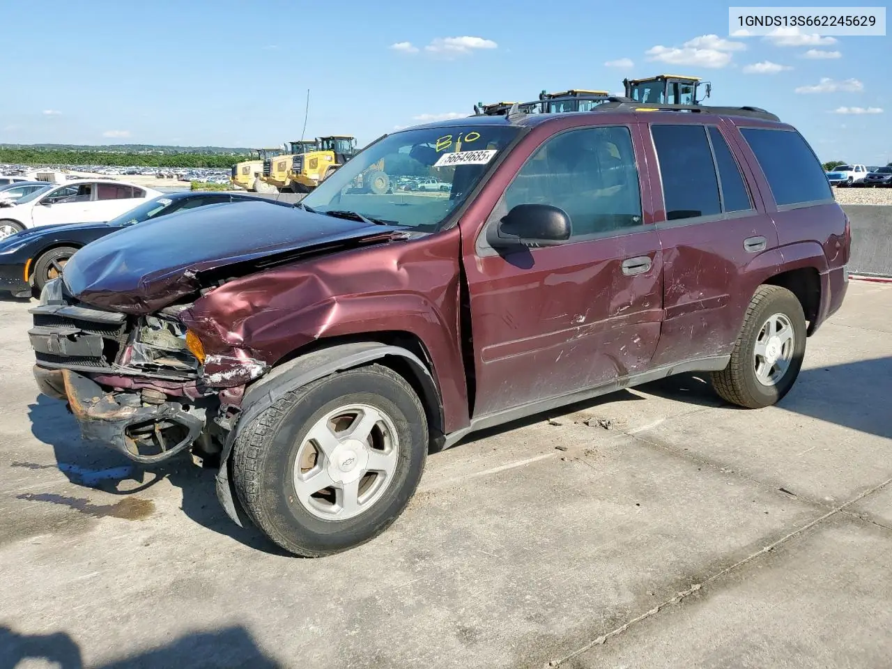 2006 Chevrolet Trailblazer Ls VIN: 1GNDS13S662245629 Lot: 56649685