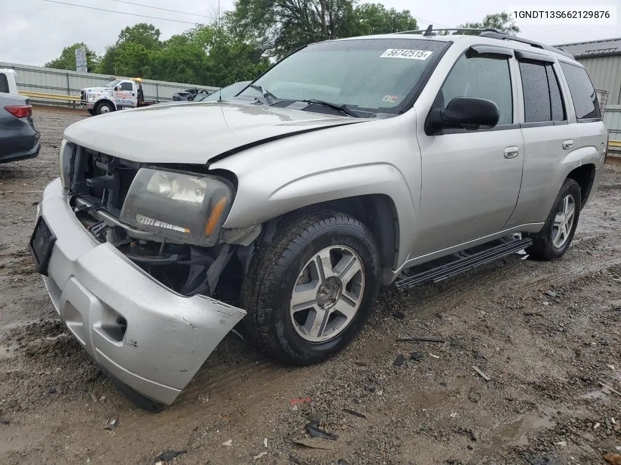 2006 Chevrolet Trailblazer Ls VIN: 1GNDT13S662129876 Lot: 56742515