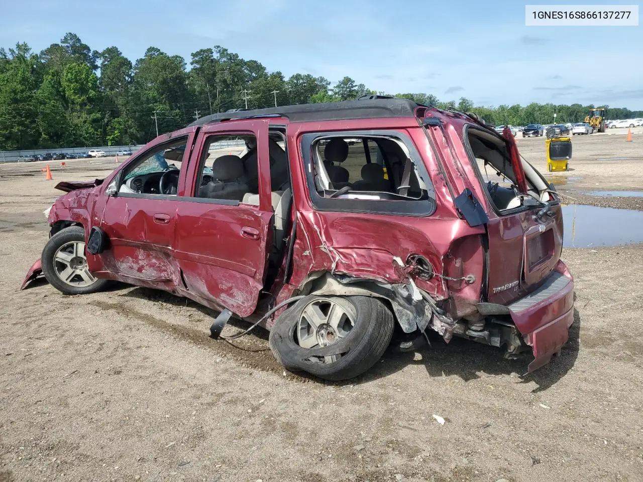 2006 Chevrolet Trailblazer Ext Ls VIN: 1GNES16S866137277 Lot: 58988845