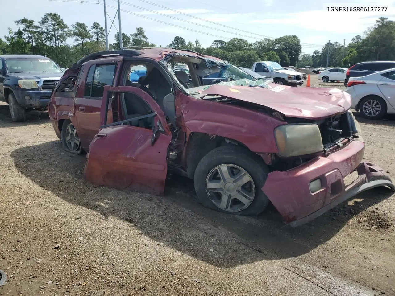 2006 Chevrolet Trailblazer Ext Ls VIN: 1GNES16S866137277 Lot: 58988845