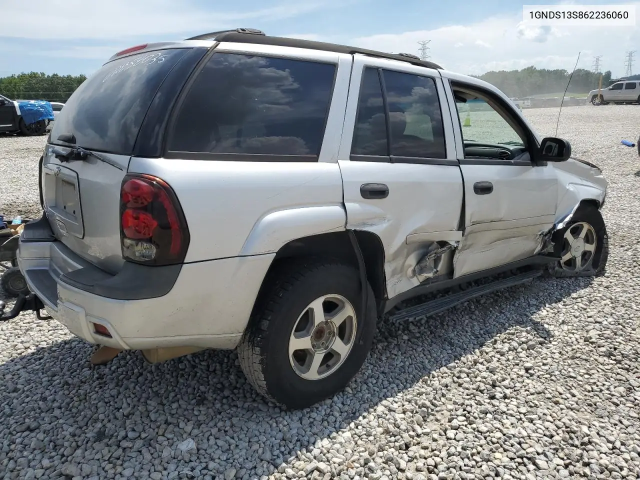 2006 Chevrolet Trailblazer Ls VIN: 1GNDS13S862236060 Lot: 62858035