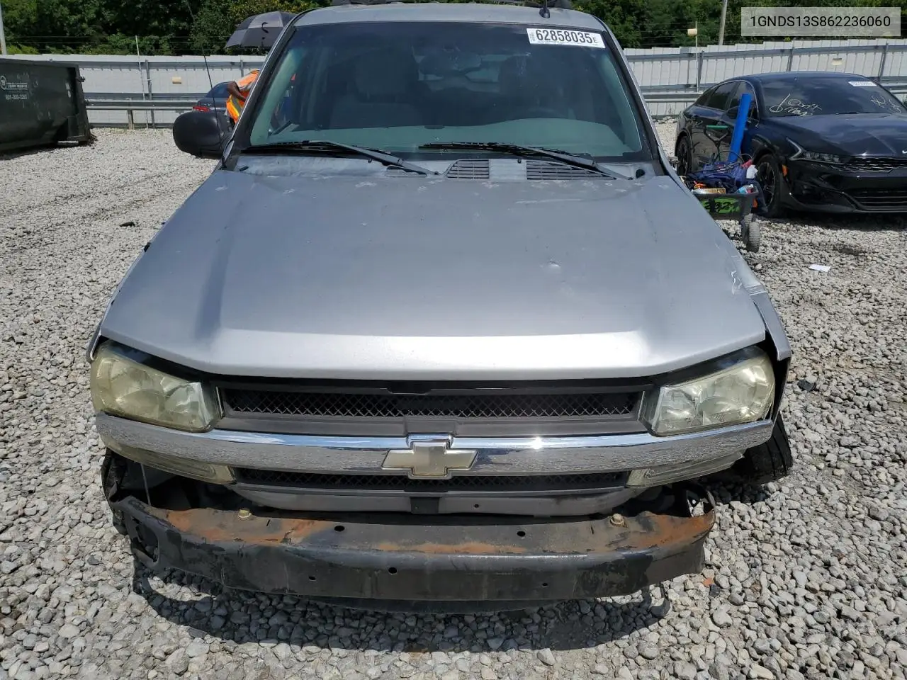 2006 Chevrolet Trailblazer Ls VIN: 1GNDS13S862236060 Lot: 62858035