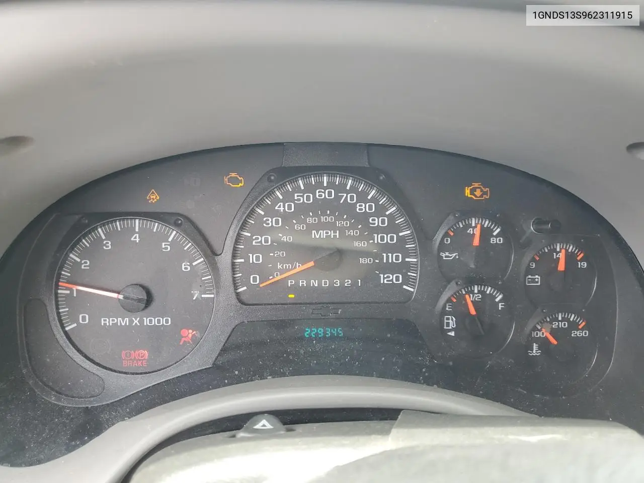 2006 Chevrolet Trailblazer Ls VIN: 1GNDS13S962311915 Lot: 63145885
