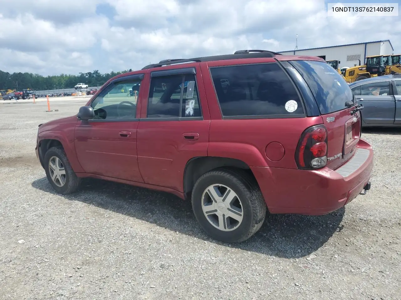 2006 Chevrolet Trailblazer Ls VIN: 1GNDT13S762140837 Lot: 63456705