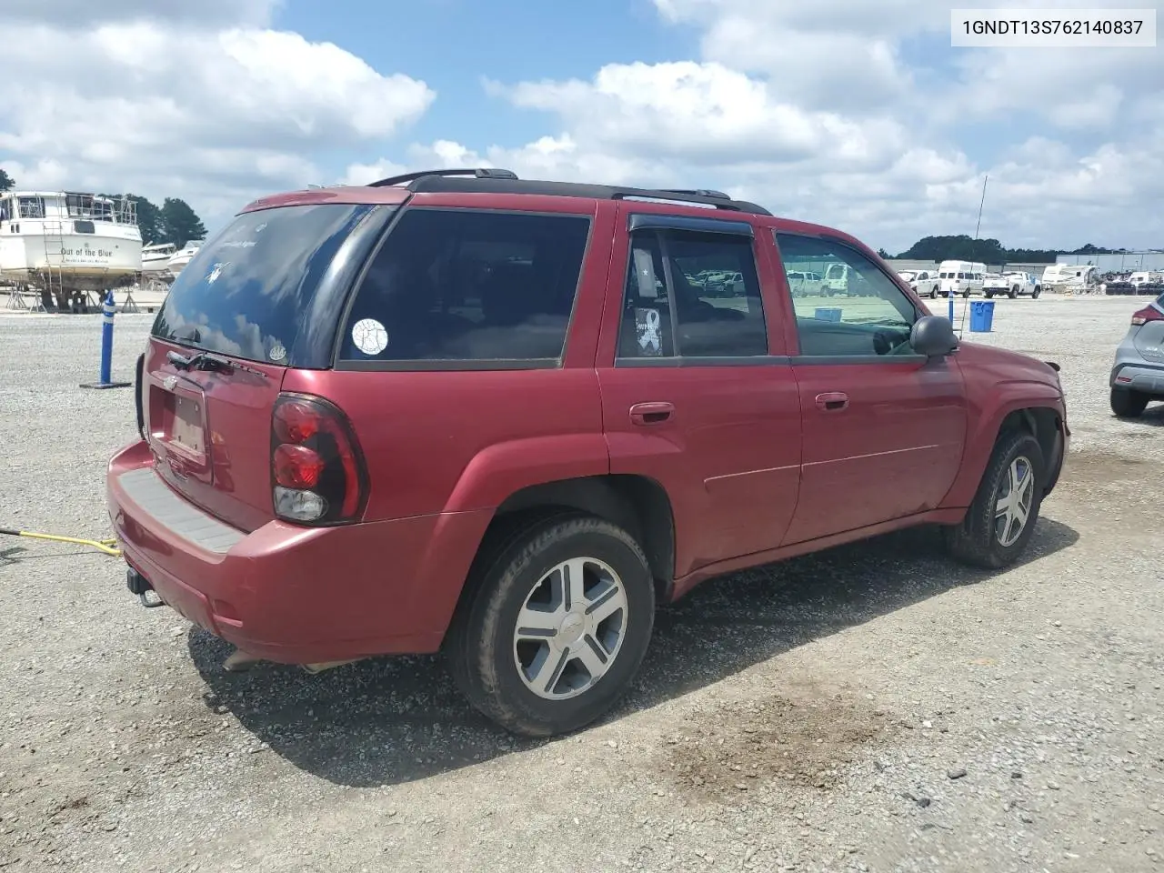 2006 Chevrolet Trailblazer Ls VIN: 1GNDT13S762140837 Lot: 63456705