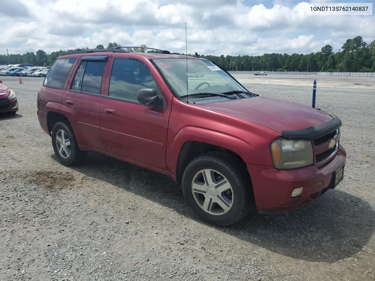 2006 Chevrolet Trailblazer Ls VIN: 1GNDT13S762140837 Lot: 63456705