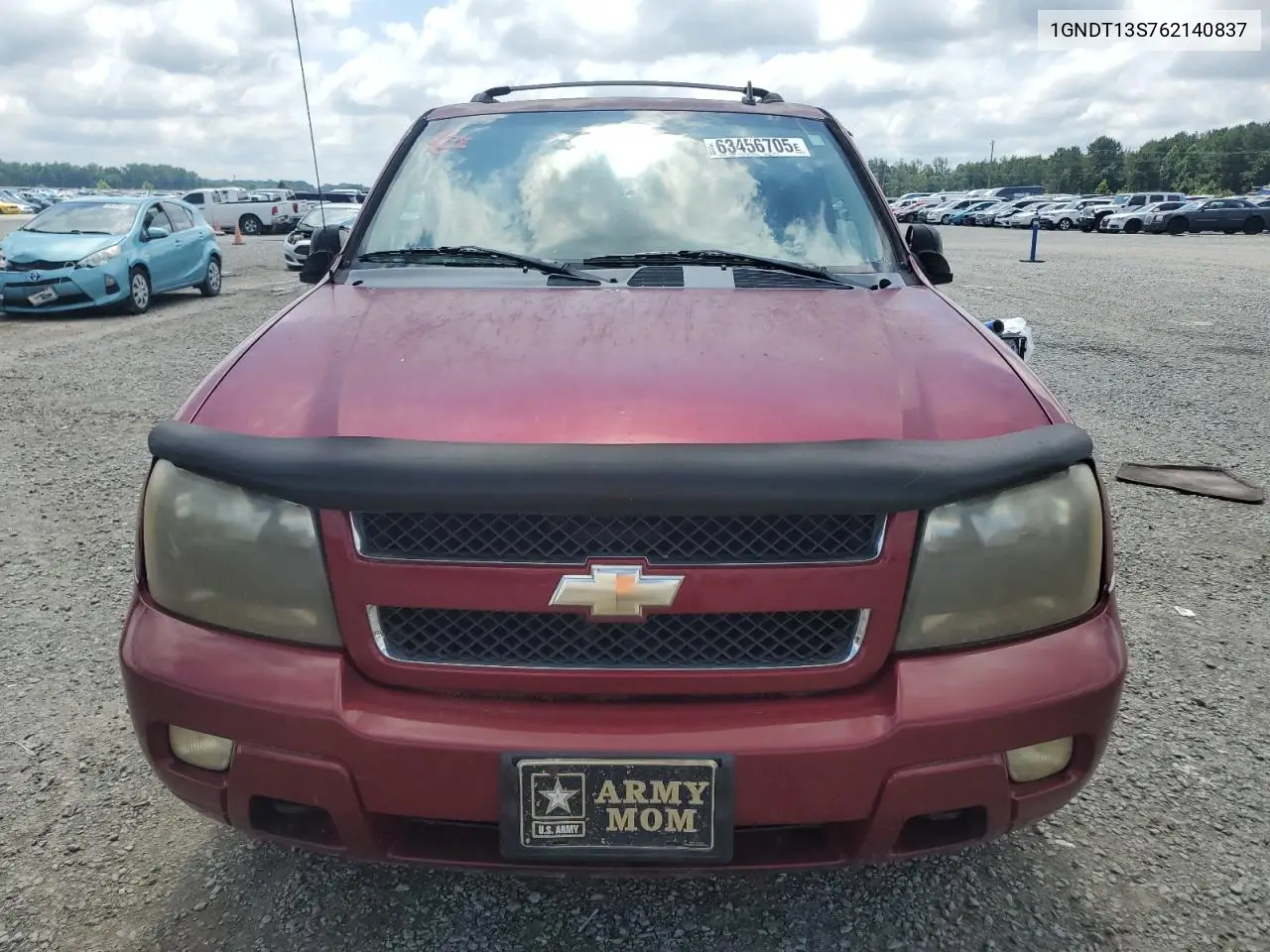 2006 Chevrolet Trailblazer Ls VIN: 1GNDT13S762140837 Lot: 63456705