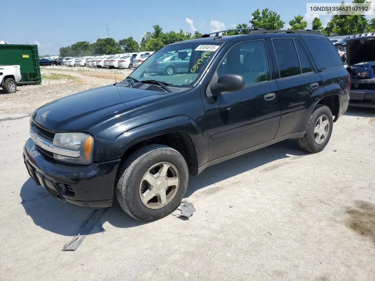 2006 Chevrolet Trailblazer Ls VIN: 1GNDS13S462197192 Lot: 63494915
