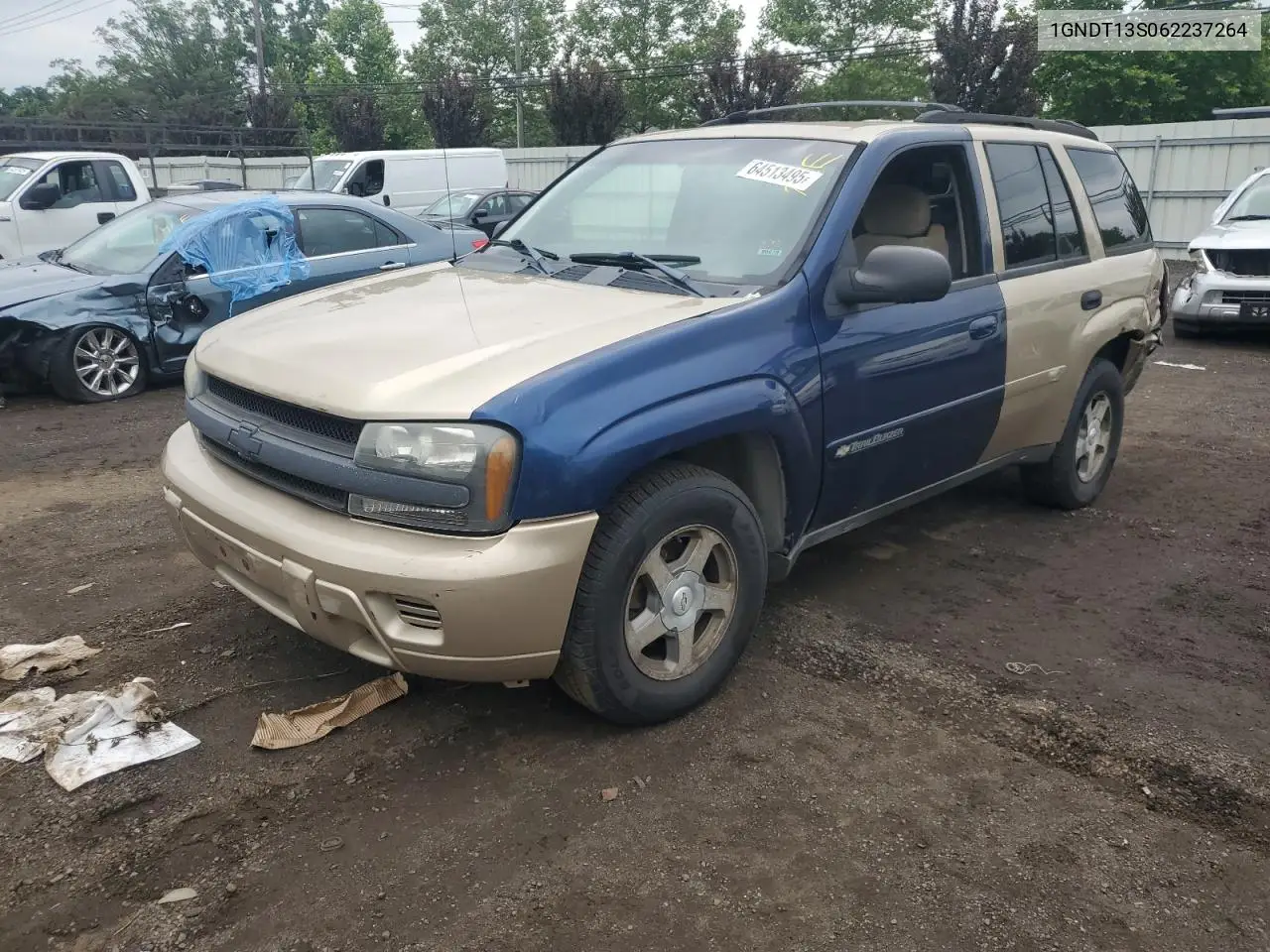 2006 Chevrolet Trailblazer Ls VIN: 1GNDT13S062237264 Lot: 64513495