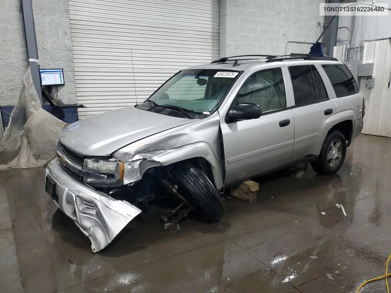 2006 Chevrolet Trailblazer Ls VIN: 1GNDT13S162236480 Lot: 65623575