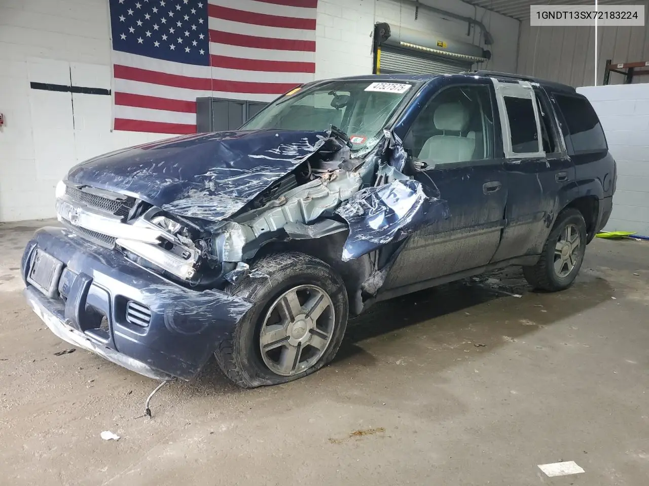 2007 Chevrolet Trailblazer Ls VIN: 1GNDT13SX72183224 Lot: 47527575