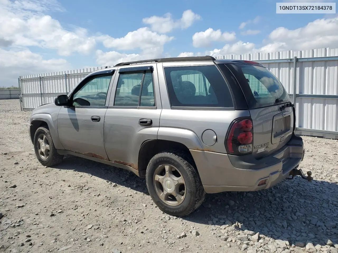 2007 Chevrolet Trailblazer Ls VIN: 1GNDT13SX72184378 Lot: 55915785