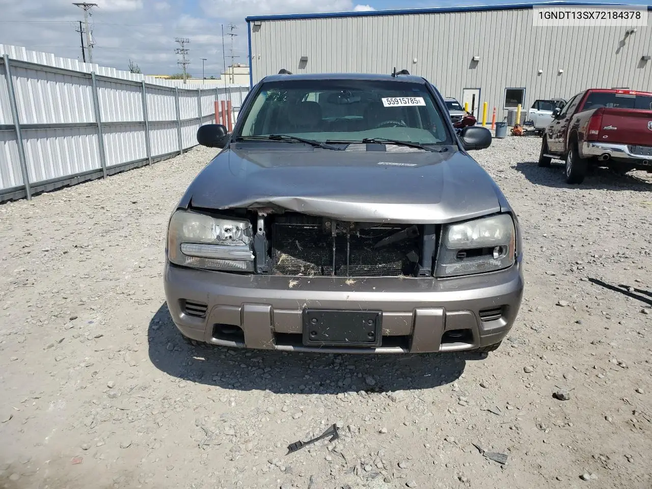 2007 Chevrolet Trailblazer Ls VIN: 1GNDT13SX72184378 Lot: 55915785