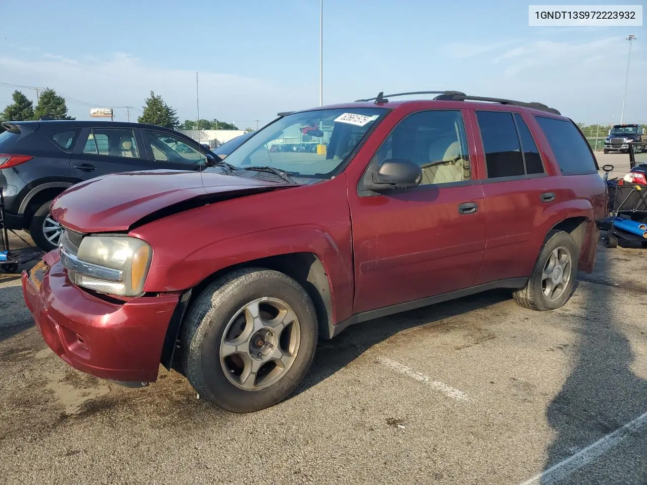2007 Chevrolet Trailblazer Ls VIN: 1GNDT13S972223932 Lot: 62661575