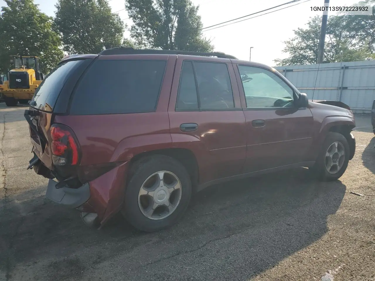 2007 Chevrolet Trailblazer Ls VIN: 1GNDT13S972223932 Lot: 62661575