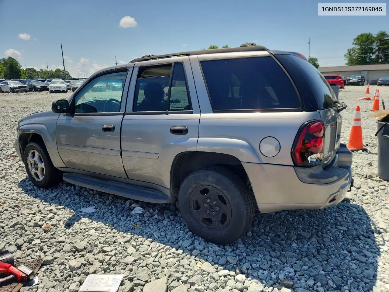 2007 Chevrolet Trailblazer Ls VIN: 1GNDS13S372169045 Lot: 63310455