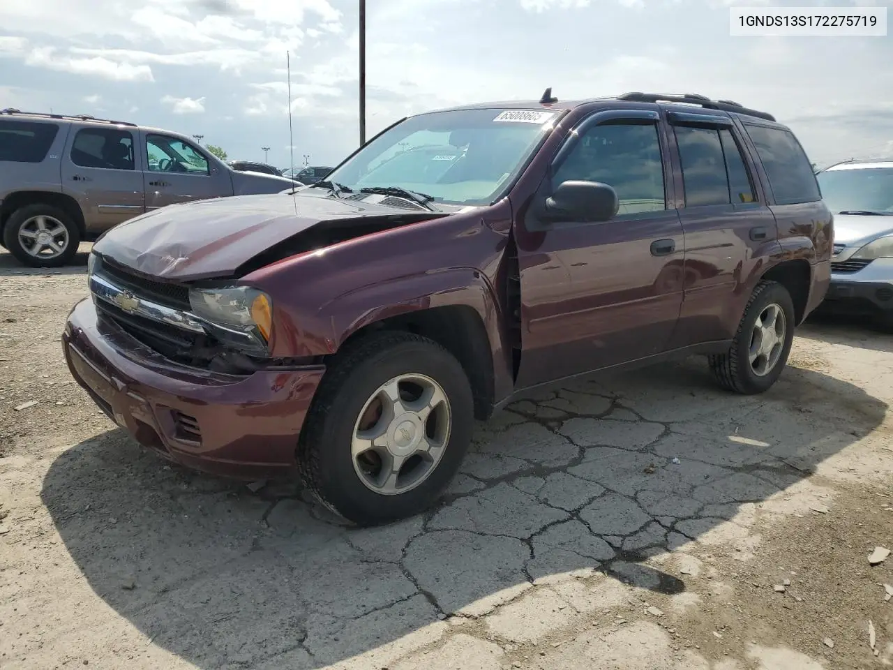 2007 Chevrolet Trailblazer Ls VIN: 1GNDS13S172275719 Lot: 65008605