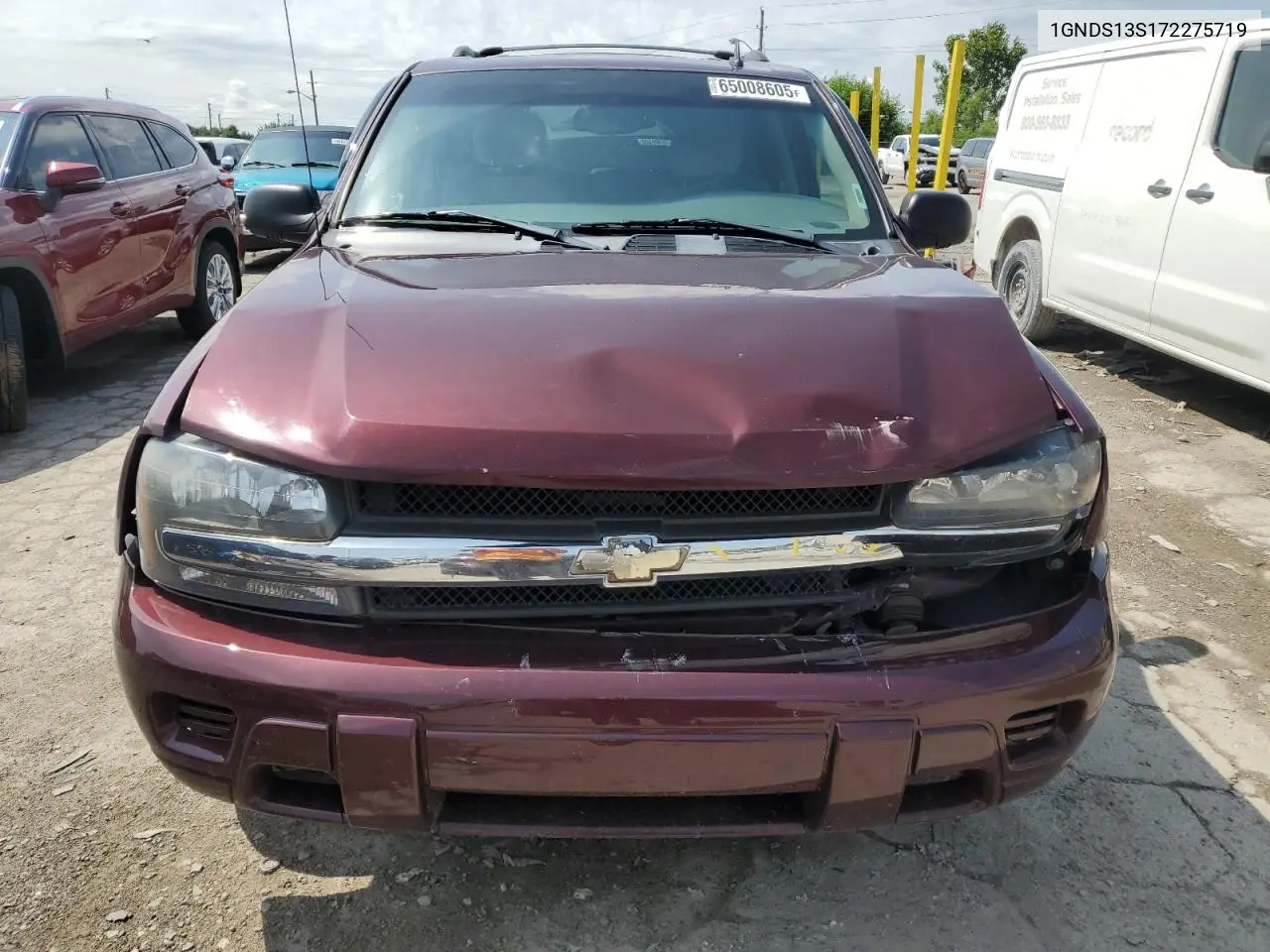 2007 Chevrolet Trailblazer Ls VIN: 1GNDS13S172275719 Lot: 65008605