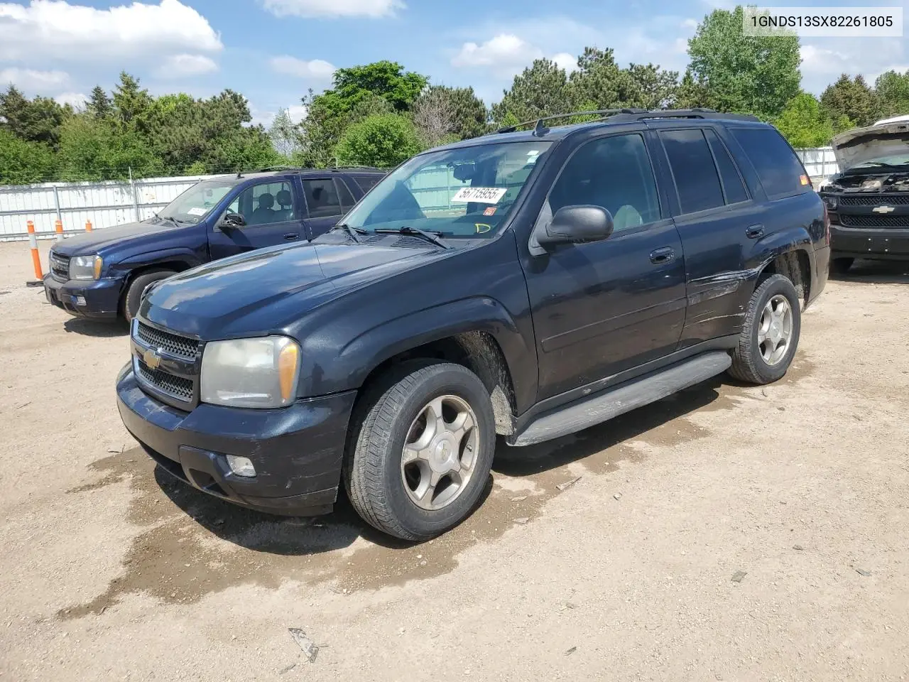 2008 Chevrolet Trailblazer Ls VIN: 1GNDS13SX82261805 Lot: 56715955