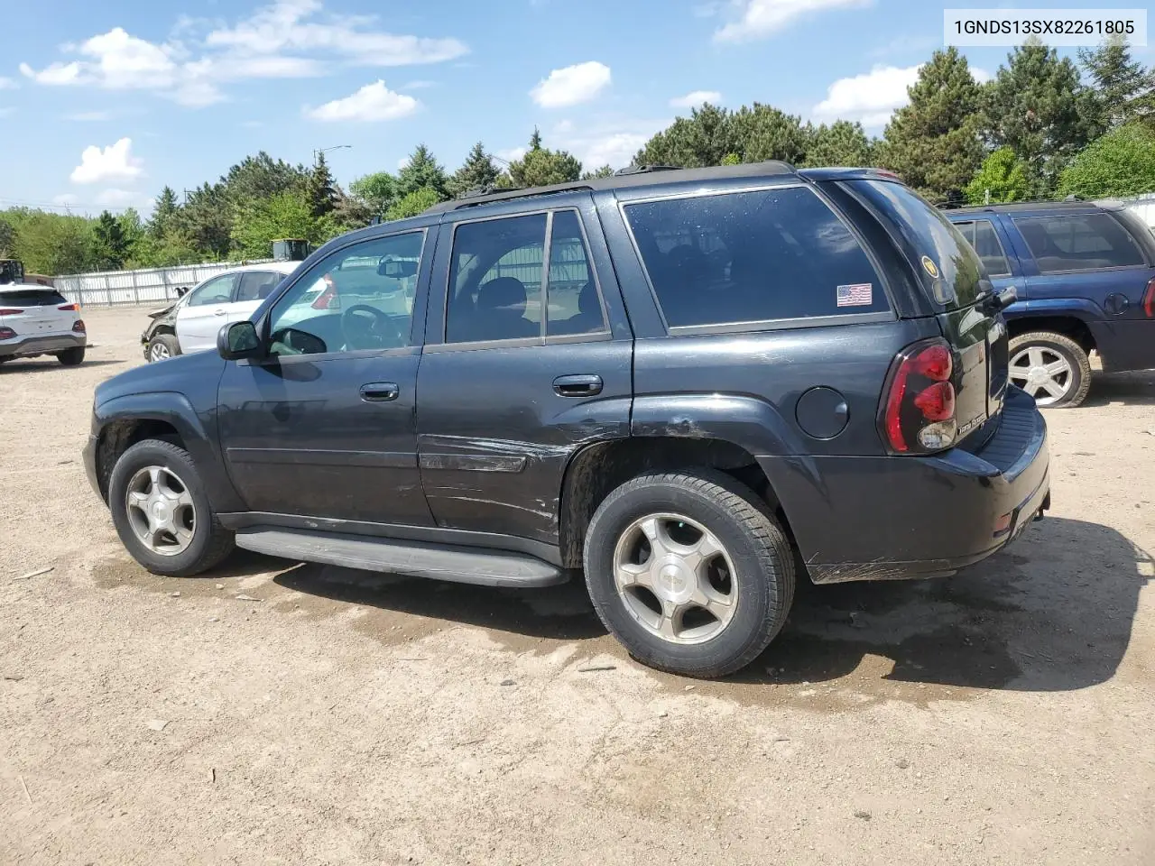 2008 Chevrolet Trailblazer Ls VIN: 1GNDS13SX82261805 Lot: 56715955