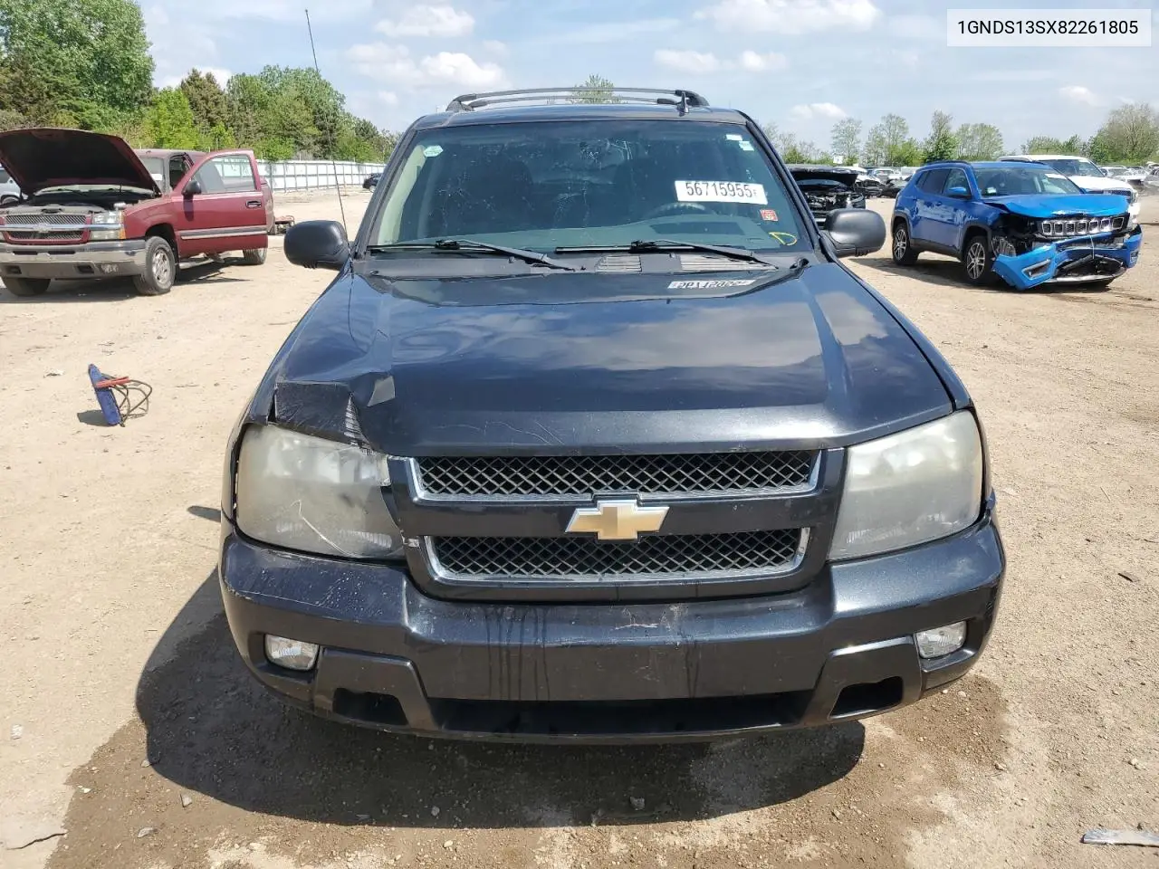 2008 Chevrolet Trailblazer Ls VIN: 1GNDS13SX82261805 Lot: 56715955
