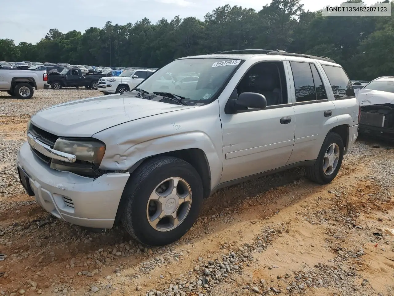 2008 Chevrolet Trailblazer Ls VIN: 1GNDT13S482207123 Lot: 56976945