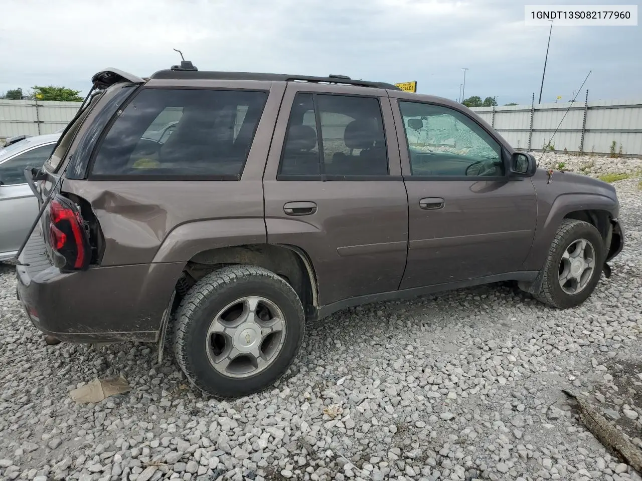 2008 Chevrolet Trailblazer Ls VIN: 1GNDT13S082177960 Lot: 62562185