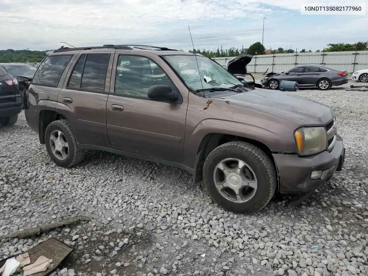 2008 Chevrolet Trailblazer Ls VIN: 1GNDT13S082177960 Lot: 62562185