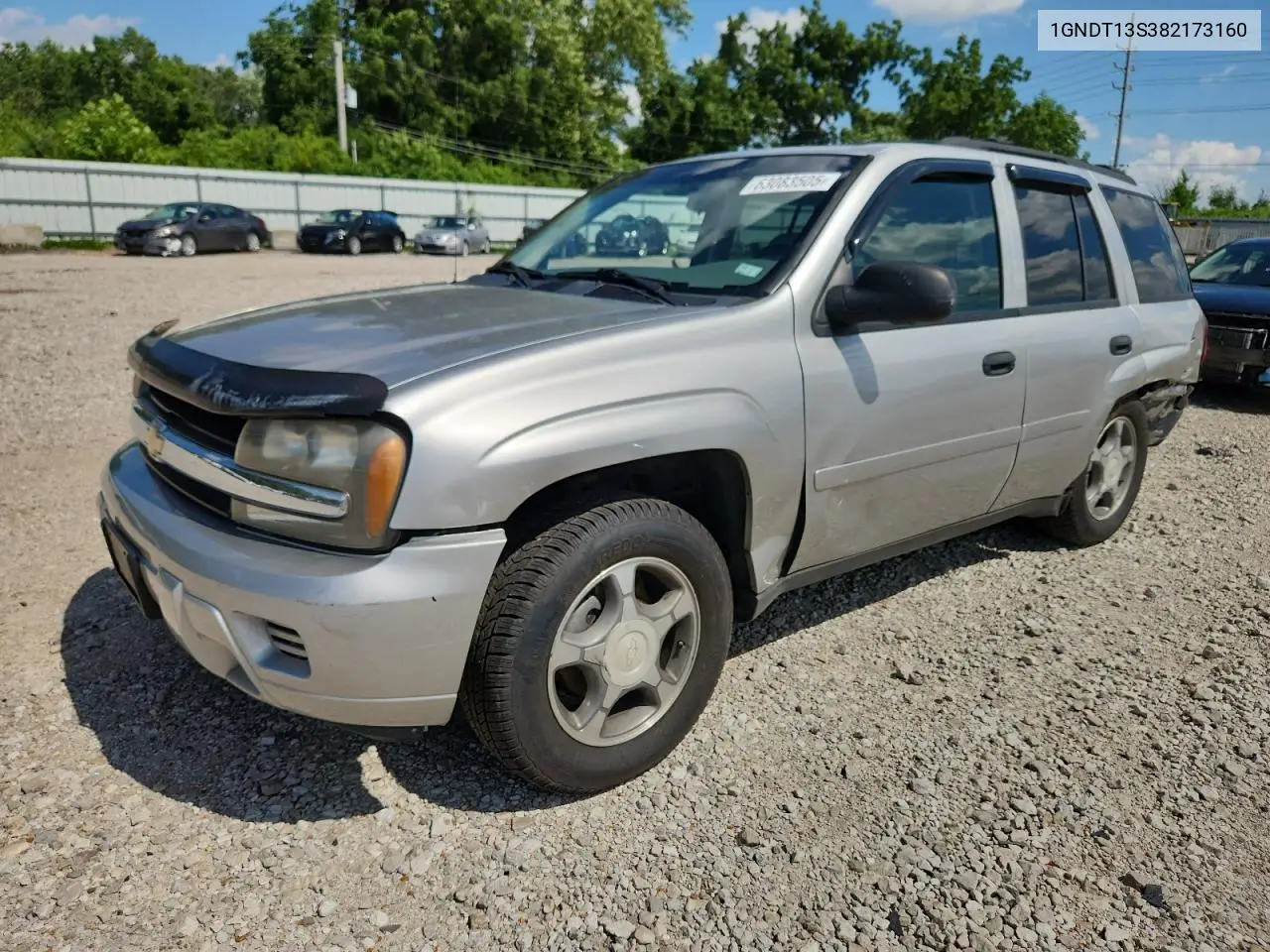 2008 Chevrolet Trailblazer Ls VIN: 1GNDT13S382173160 Lot: 63083505