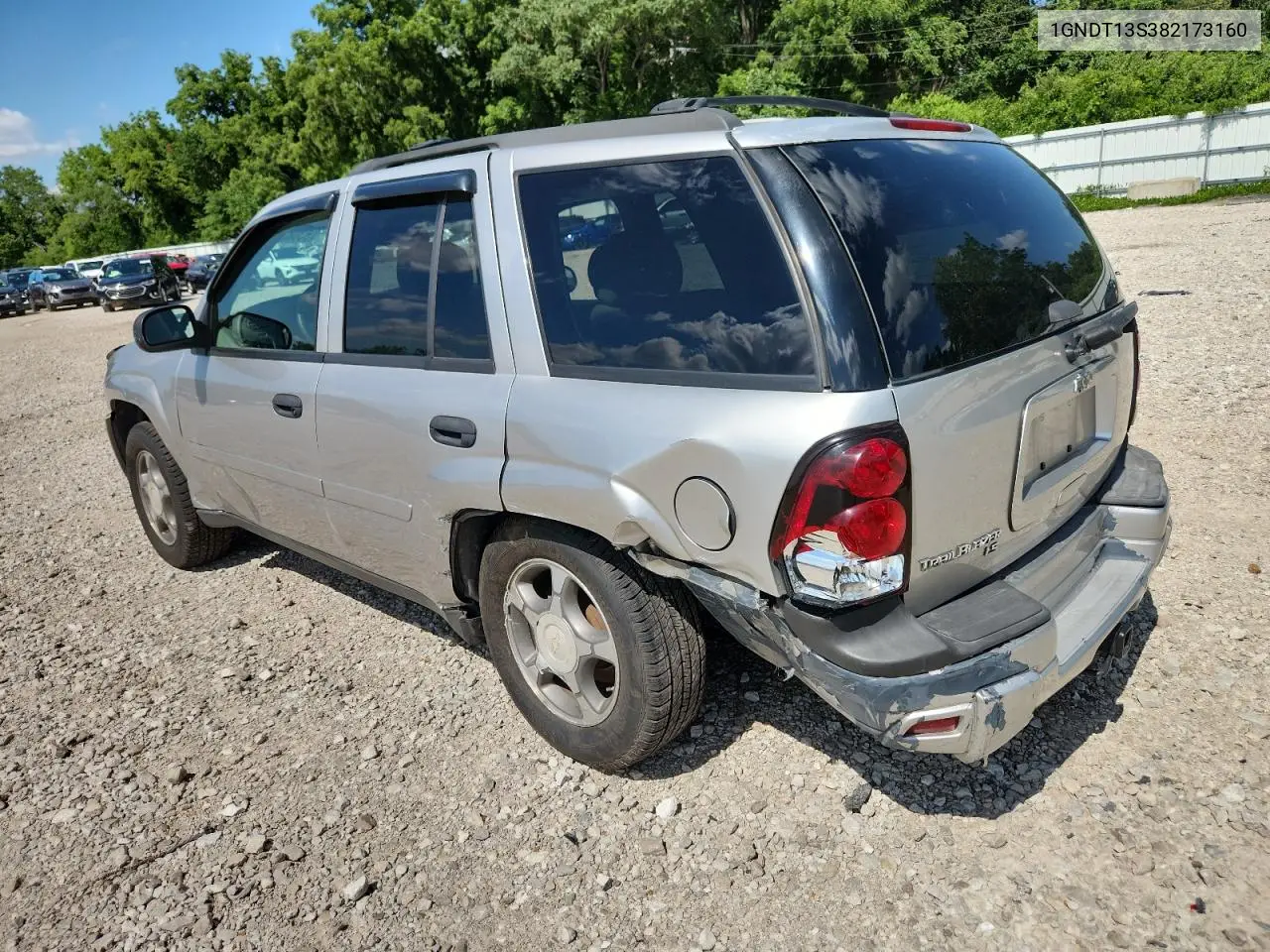 2008 Chevrolet Trailblazer Ls VIN: 1GNDT13S382173160 Lot: 63083505
