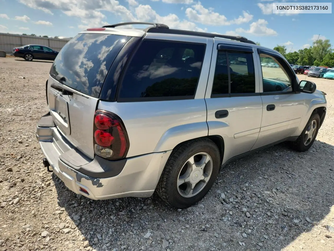 2008 Chevrolet Trailblazer Ls VIN: 1GNDT13S382173160 Lot: 63083505