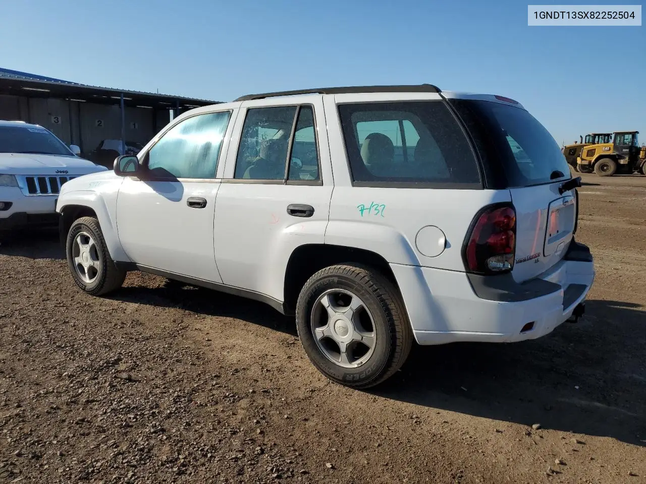 2008 Chevrolet Trailblazer Ls VIN: 1GNDT13SX82252504 Lot: 63228245