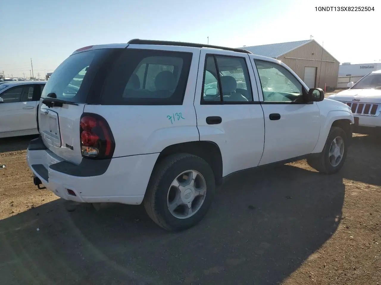 2008 Chevrolet Trailblazer Ls VIN: 1GNDT13SX82252504 Lot: 63228245