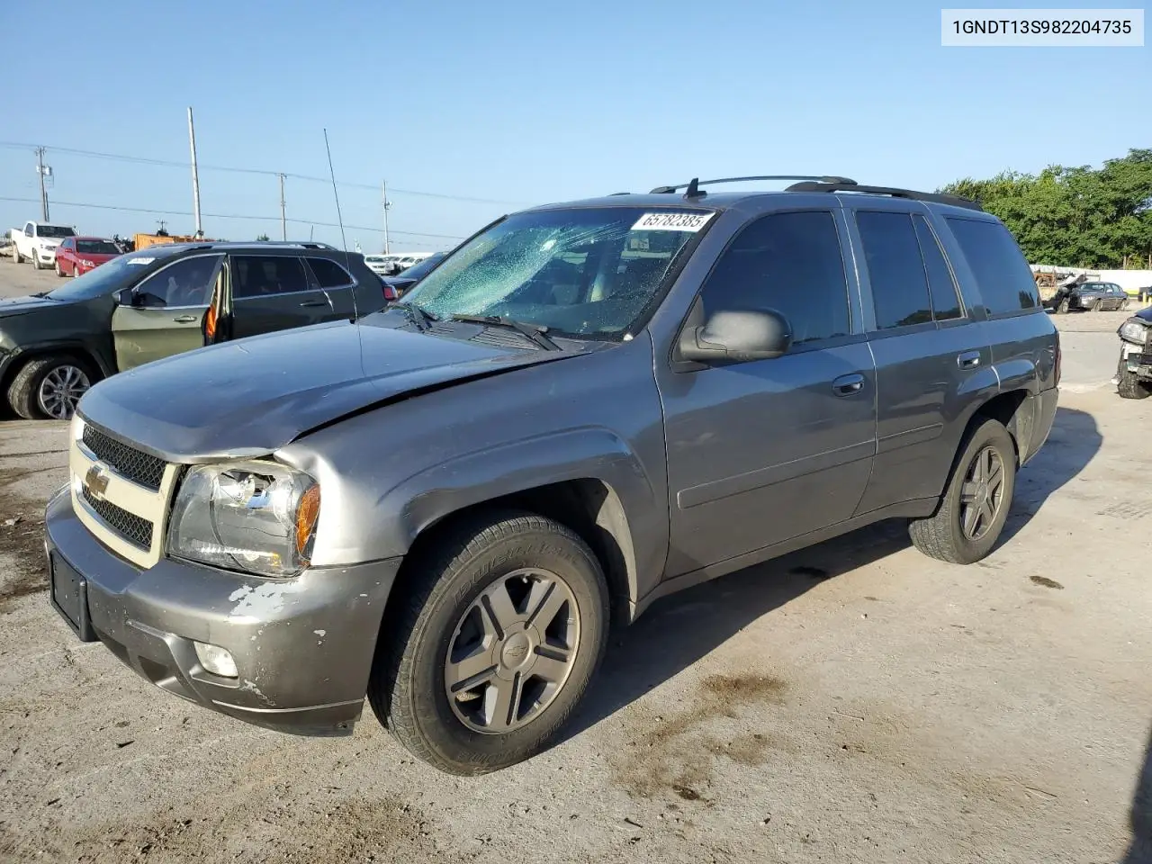 2008 Chevrolet Trailblazer Ls VIN: 1GNDT13S982204735 Lot: 65782385