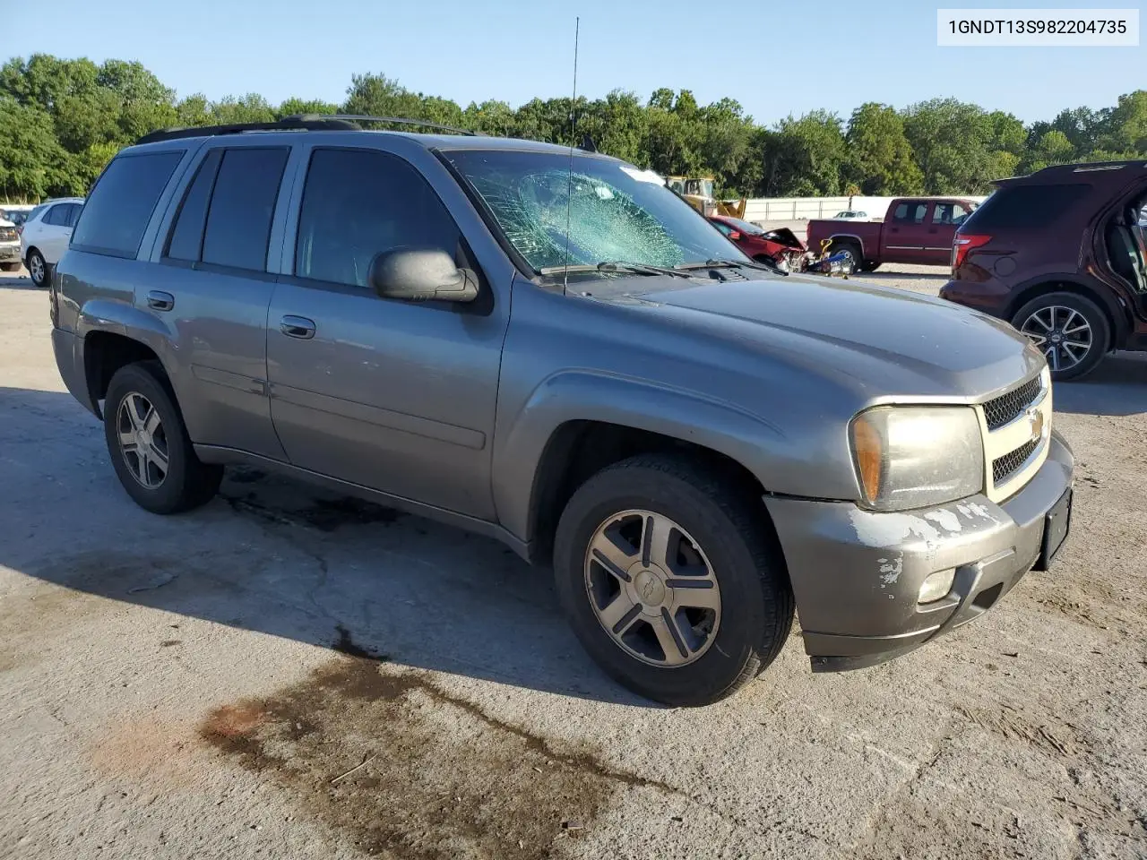 2008 Chevrolet Trailblazer Ls VIN: 1GNDT13S982204735 Lot: 65782385