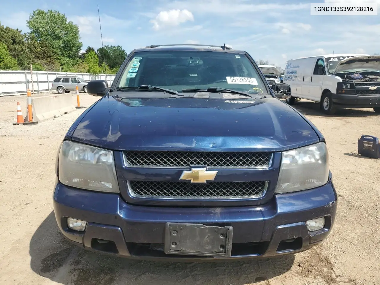 2009 Chevrolet Trailblazer Lt VIN: 1GNDT33S392128216 Lot: 56126355