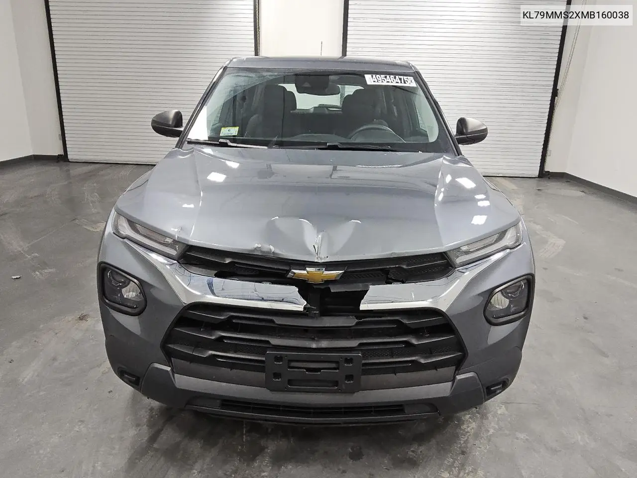 2021 Chevrolet Trailblazer Ls VIN: KL79MMS2XMB160038 Lot: 49546475