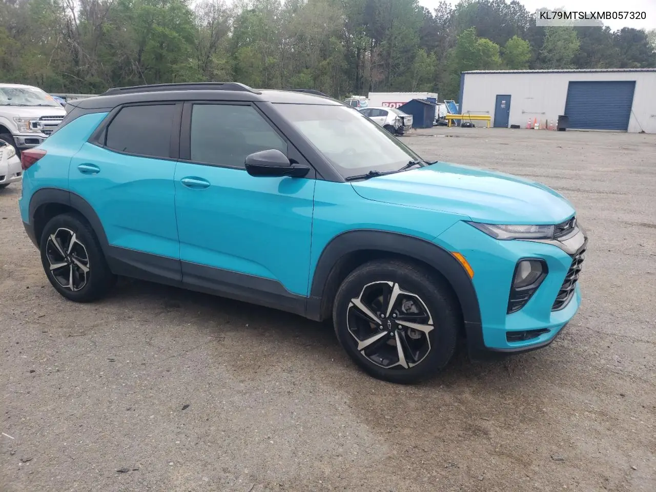 2021 Chevrolet Trailblazer Rs VIN: KL79MTSLXMB057320 Lot: 51180675