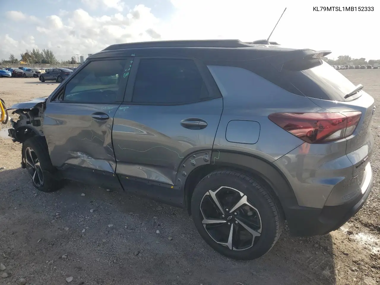 2021 Chevrolet Trailblazer Rs VIN: KL79MTSL1MB152333 Lot: 51203685