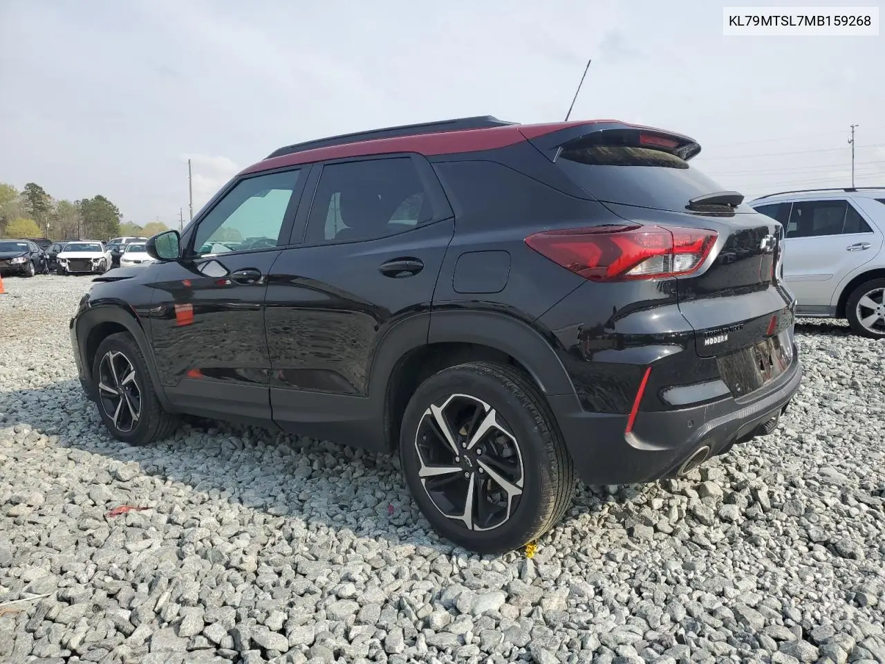 2021 Chevrolet Trailblazer Rs VIN: KL79MTSL7MB159268 Lot: 51601625