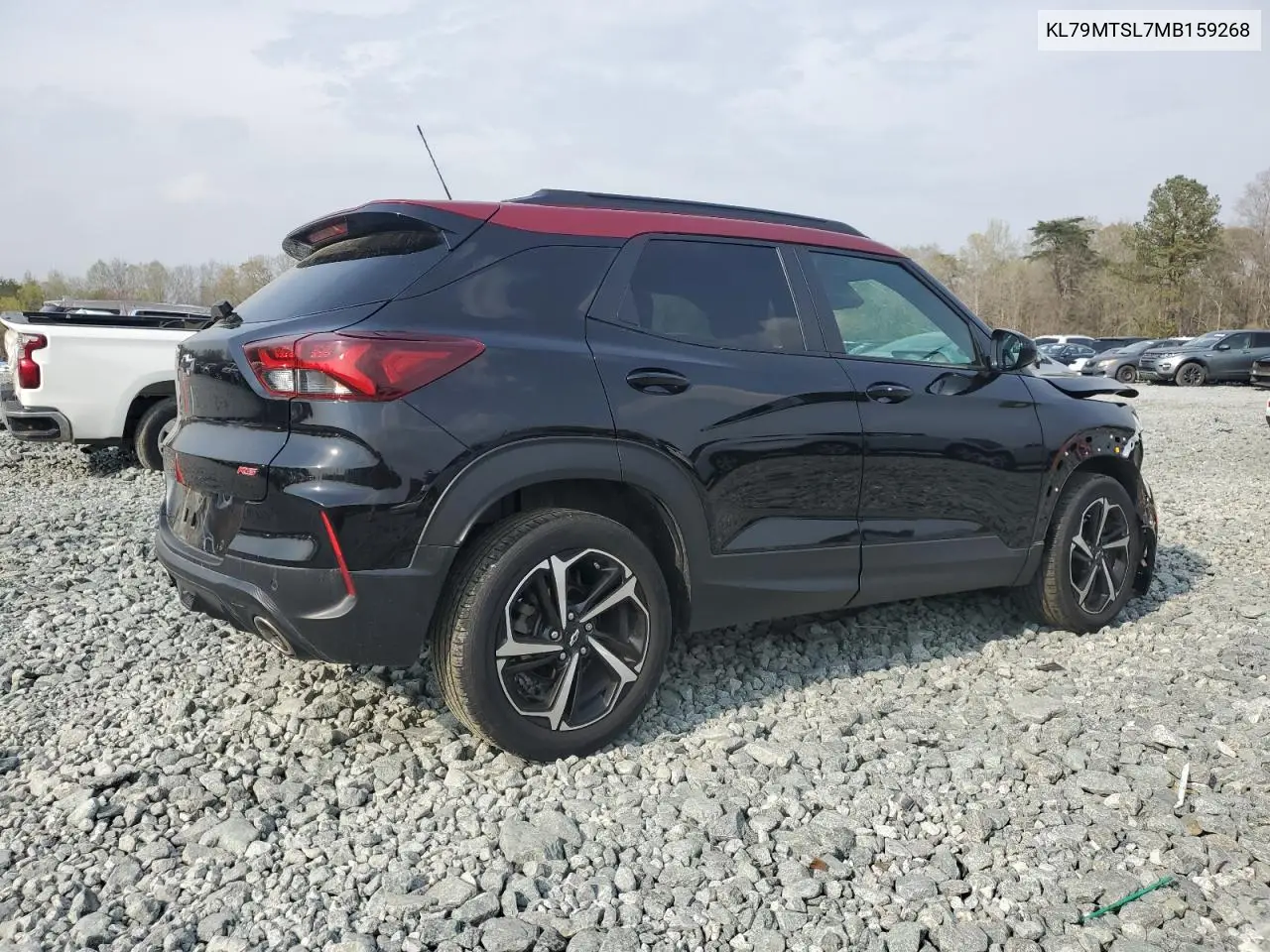2021 Chevrolet Trailblazer Rs VIN: KL79MTSL7MB159268 Lot: 51601625