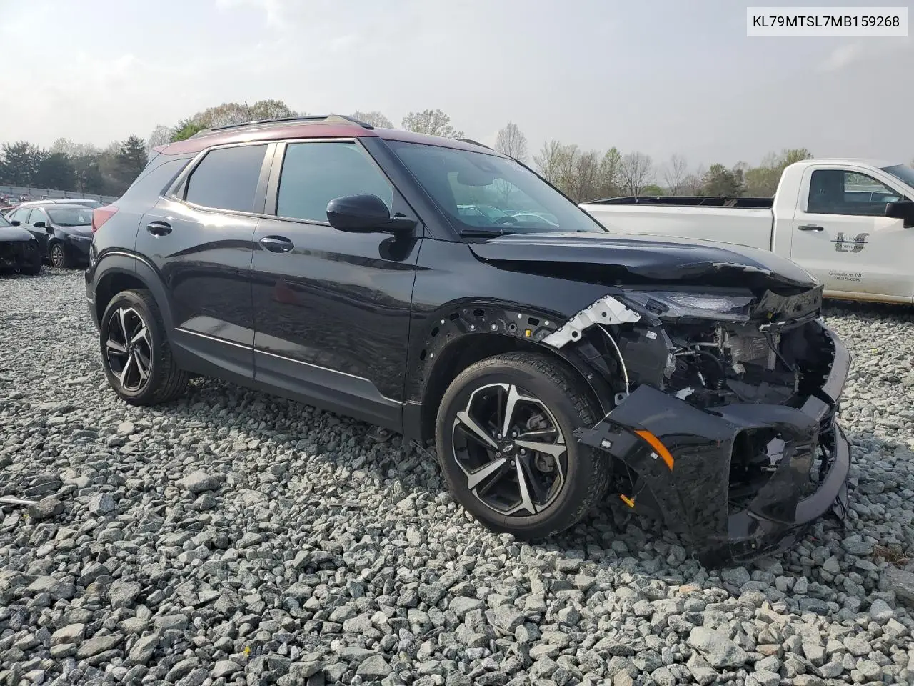 2021 Chevrolet Trailblazer Rs VIN: KL79MTSL7MB159268 Lot: 51601625