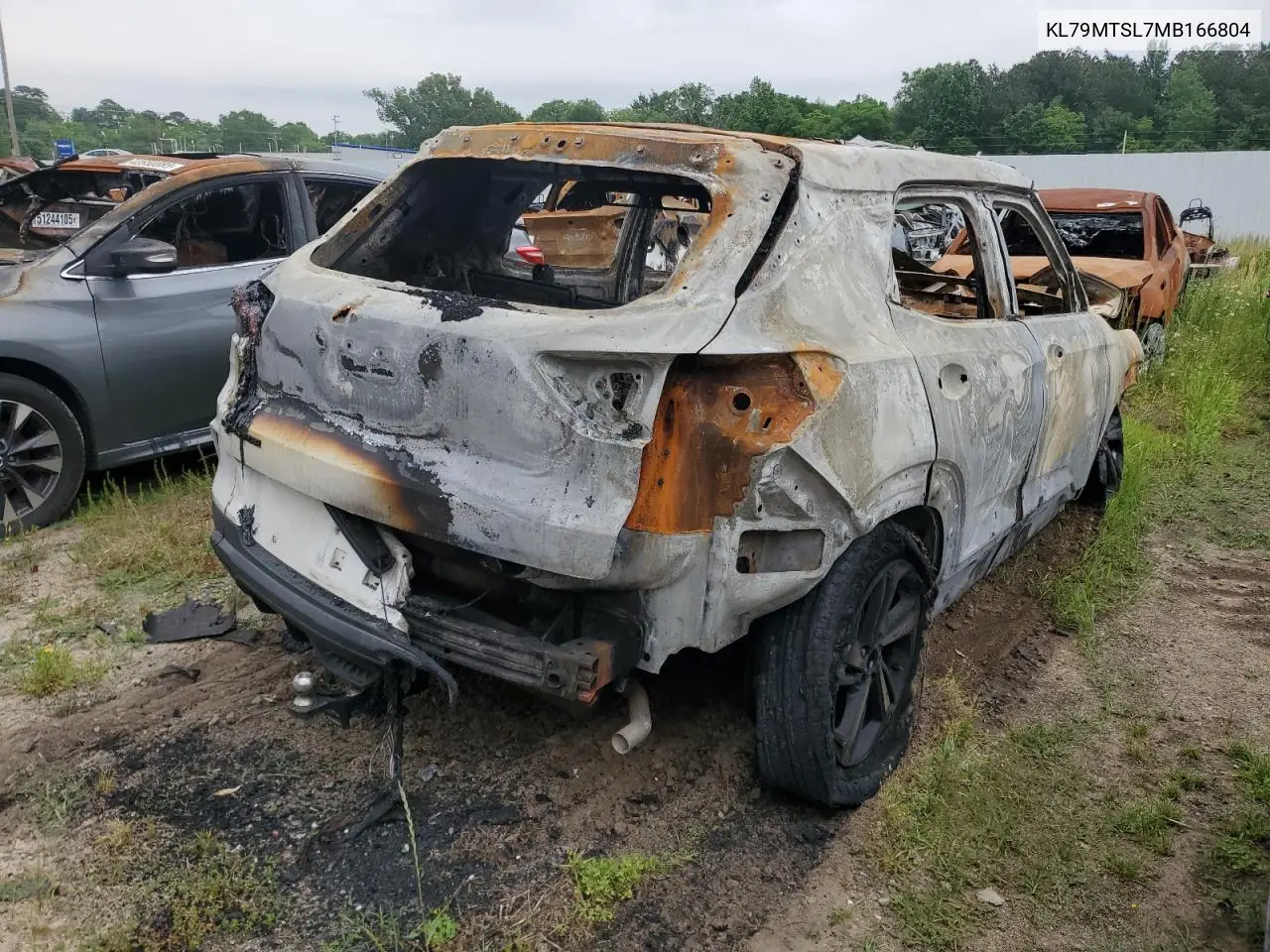2021 Chevrolet Trailblazer Rs VIN: KL79MTSL7MB166804 Lot: 53845385