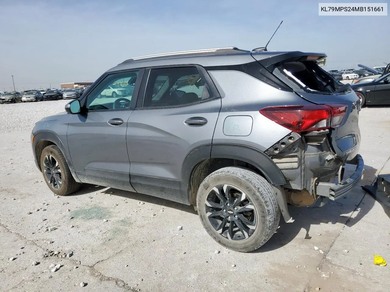 2021 Chevrolet Trailblazer Lt VIN: KL79MPS24MB151661 Lot: 56387115