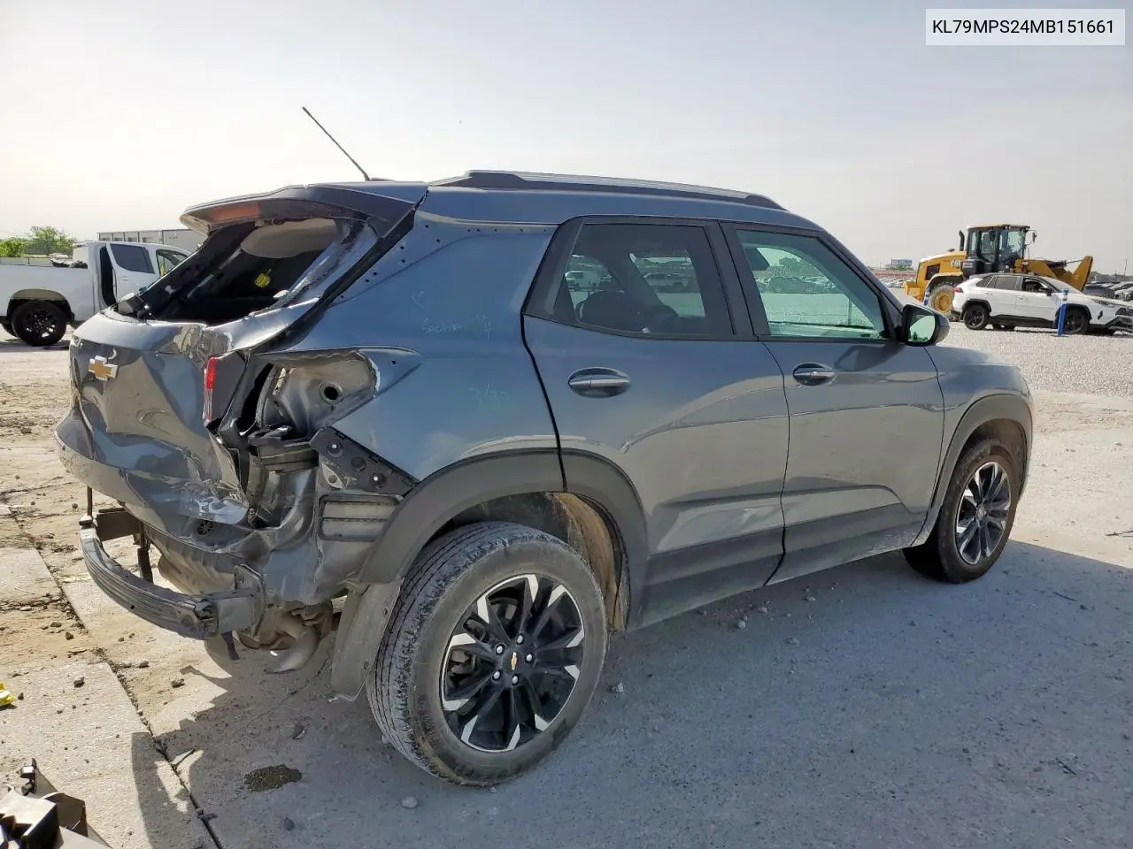 2021 Chevrolet Trailblazer Lt VIN: KL79MPS24MB151661 Lot: 56387115