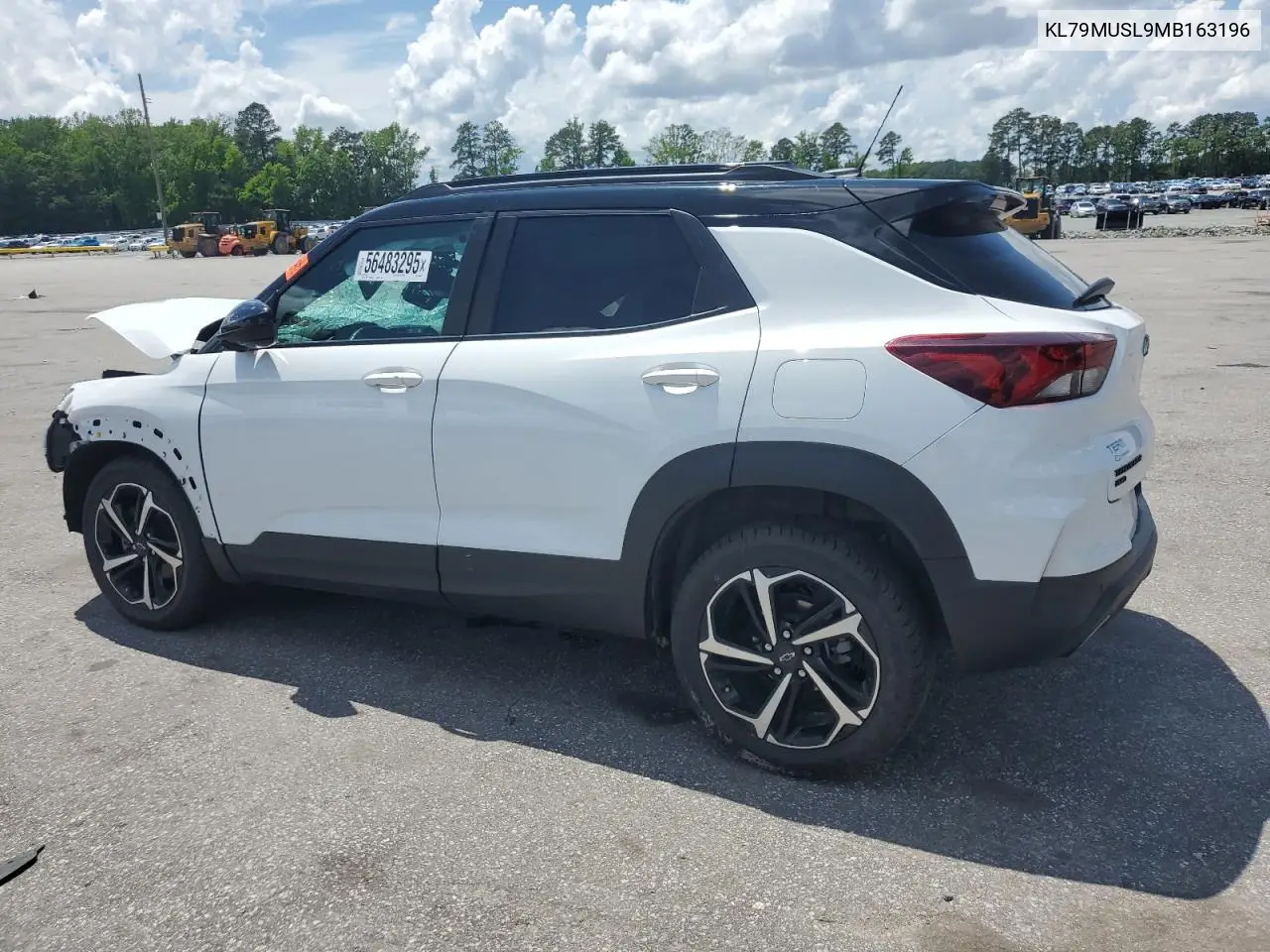 2021 Chevrolet Trailblazer Rs VIN: KL79MUSL9MB163196 Lot: 56483295