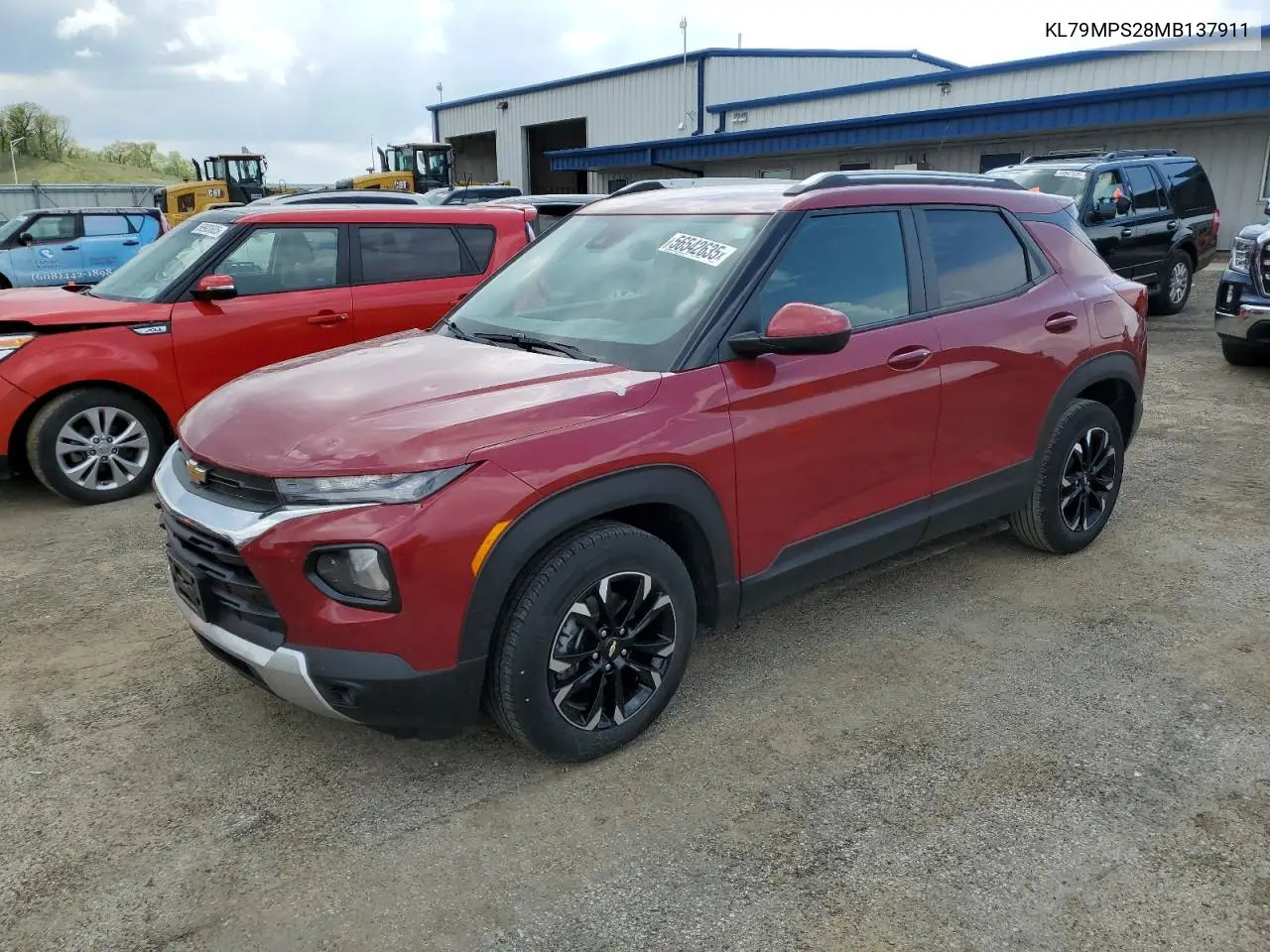 2021 Chevrolet Trailblazer Lt VIN: KL79MPS28MB137911 Lot: 56542635