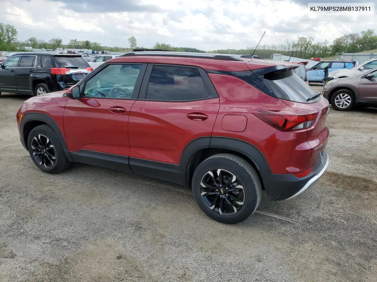 2021 Chevrolet Trailblazer Lt VIN: KL79MPS28MB137911 Lot: 56542635